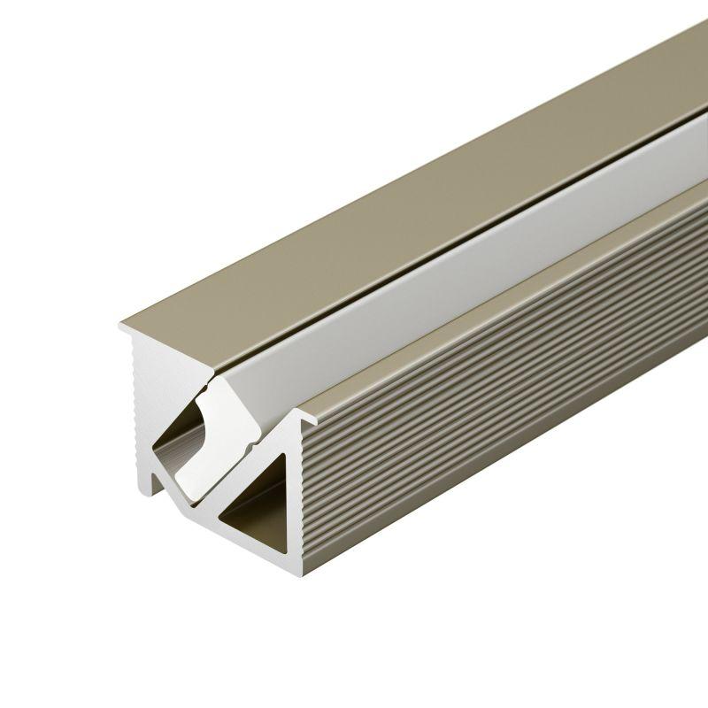 Профиль SL-BEVEL-H10-F14-2000 ANOD OLIVE GREY L2000 алюм. Arlight 038200