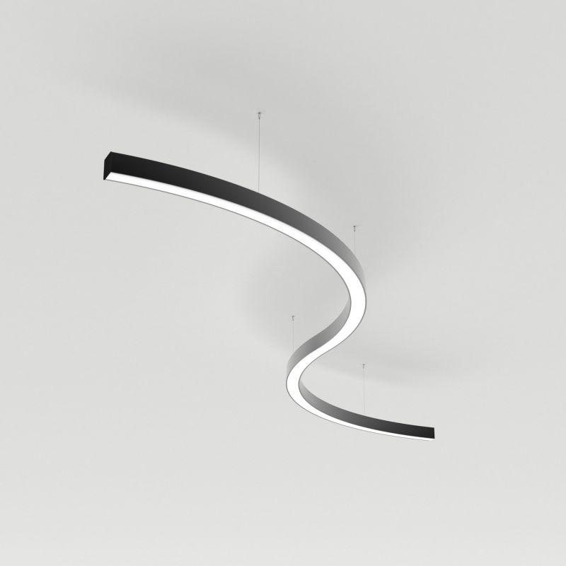 Светильник SP-LINE-HANG ARC-S3535-D1500-124W Day4000 (BLACK 230В) металл Arlight 034057(1)