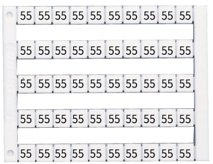 Маркировка горизонтальная DY5 (9) 1 пластина - 50шт (уп.500шт) Klemsan 505009