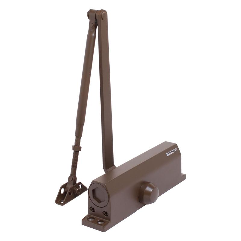 Доводчик дверной ULTIMATE ДД-180 A-C (110-180кг) морозостойкий корич. Булат 14 931