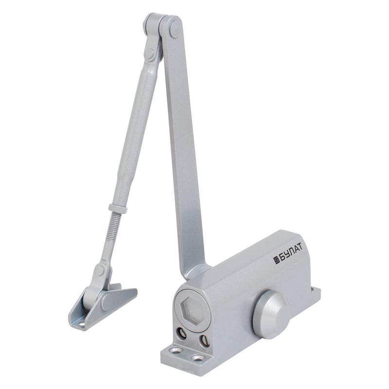 Доводчик дверной ULTIMATE ДД-60 A-S (25-80кг) морозостойкий сереб. Булат 14 918