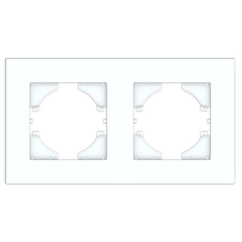 Рамка 2-местн City бел. GUSI С1112-001