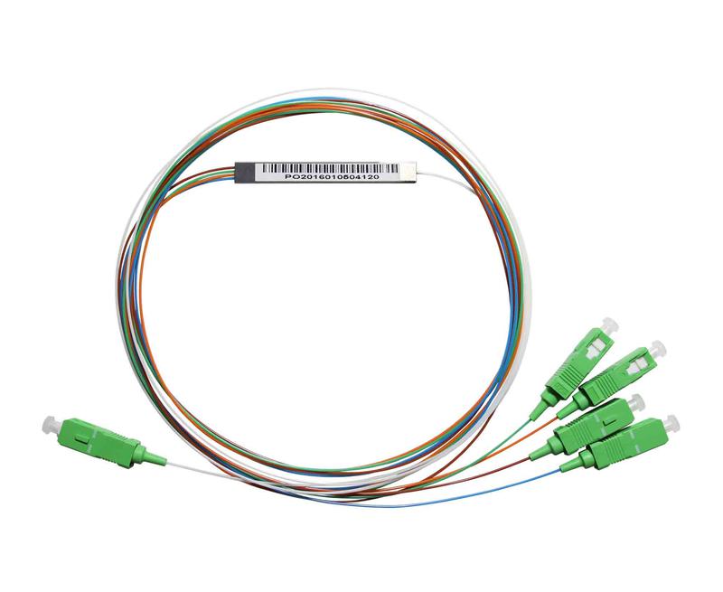 Сплиттер PLC 1х4 0.9мм гильза SC/APC SUPRLAN 09-0415