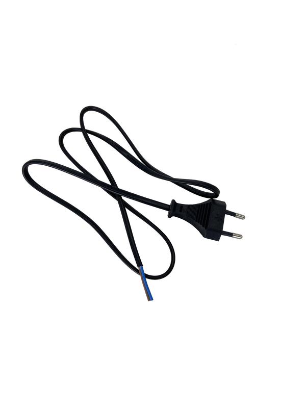 Провод с евроштекером черн. 2м 2х05кв.мм 2.5А бел. Duwi 28565 6