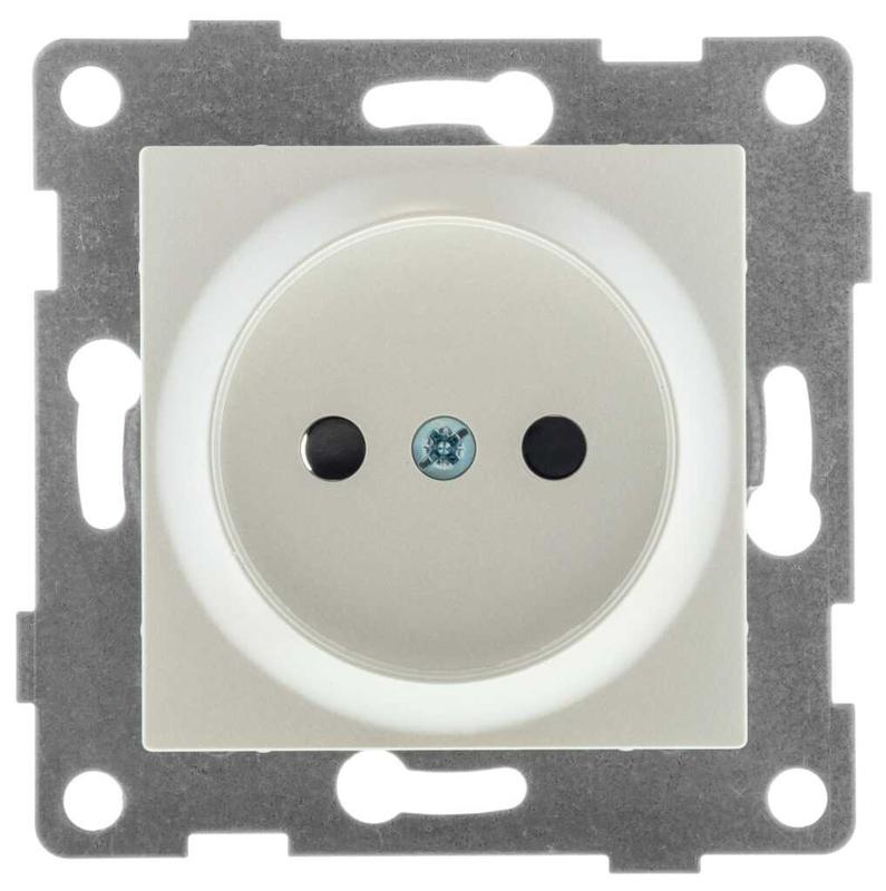 Механизм розетки 1-местн. б/з с з/ш СП Ugra 16А IP20 250В жемчуж. GUSI С11Р2-028