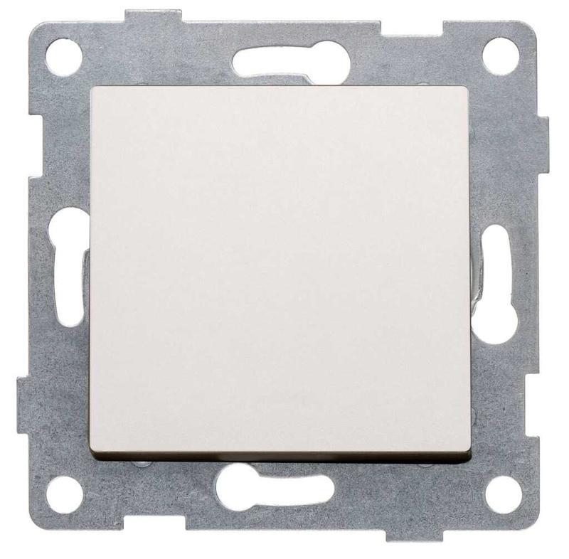 Выключатель 1-кл. СП Ugra 10А IP20 250В самовозвратный механизм жемчуж. GUSI С11В6-028