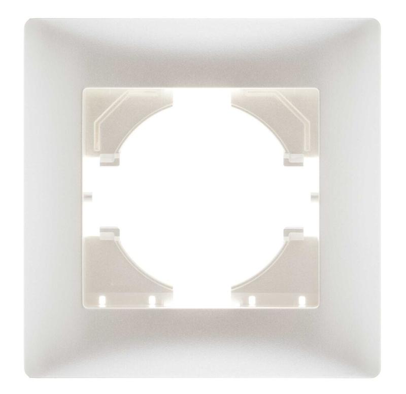 Рамка 1-местн. Bravo жемчуж. GUSI С1010-028