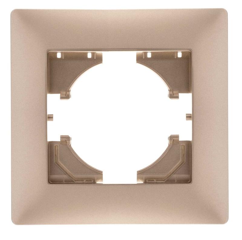 Рамка 1-местн. Bravo шампань GUSI С1010-027