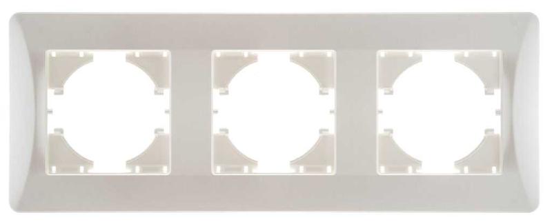 Рамка 3-местн. Ugra жемчуж. GUSI С1130-028