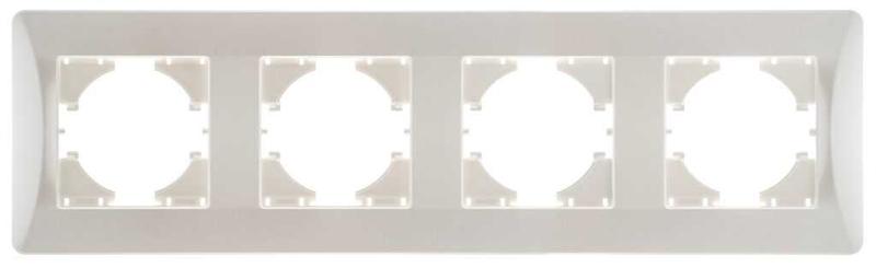Рамка 4-местн. Ugra жемчуж. GUSI С1140-028