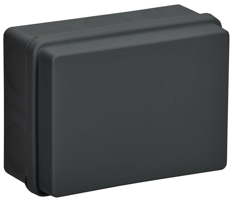 Коробка распаячная ОП КМ42441 150х110х70мм IP67 10вводов черн. IEK UKO21-150-110-070-K02-66