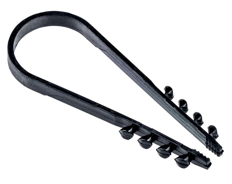 Дюбель-хомут 19-25мм для круглого кабеля нейлон черн. (уп.25шт) IEK UDH13-19-25-025-K02