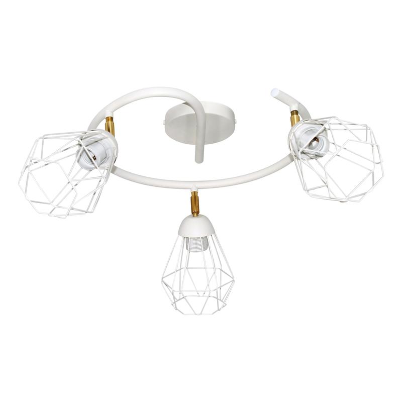 Светильник "Кристаль" 131 НПБ 01-3х60-224 Е27 (ИМ) потолочный бел. муар Элетех 1005405221