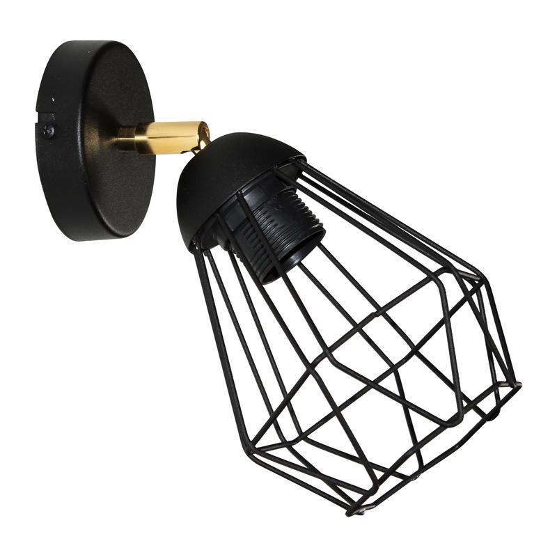 Светильник "Кристаль" 511 НББ 01-60-176 Е27 (ИМ) настенный черн. муар Элетех 1005405214