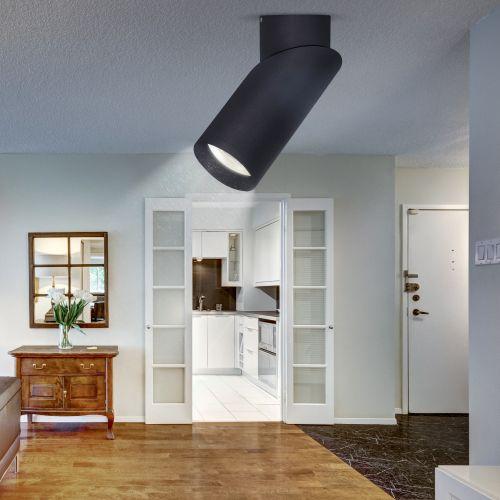 Светильник OL18 BK MR16/GU10 настен./потолочн. спот черн. Эра Б0054385