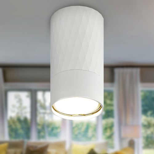 Светильник OL31 WH MR16 GU10 IP20 настен./потолочн. спот бел. Эра Б0056375