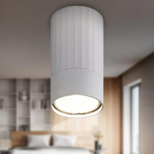 Светильник OL32 WH MR16 GU10 IP20 настен./потолочн. спот бел. Эра Б0056377