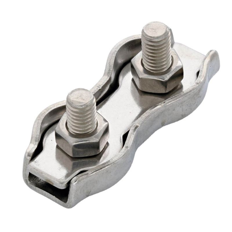 Зажим троса двойн. D5мм Duplex (уп.100шт) Промрукав PR08.3890