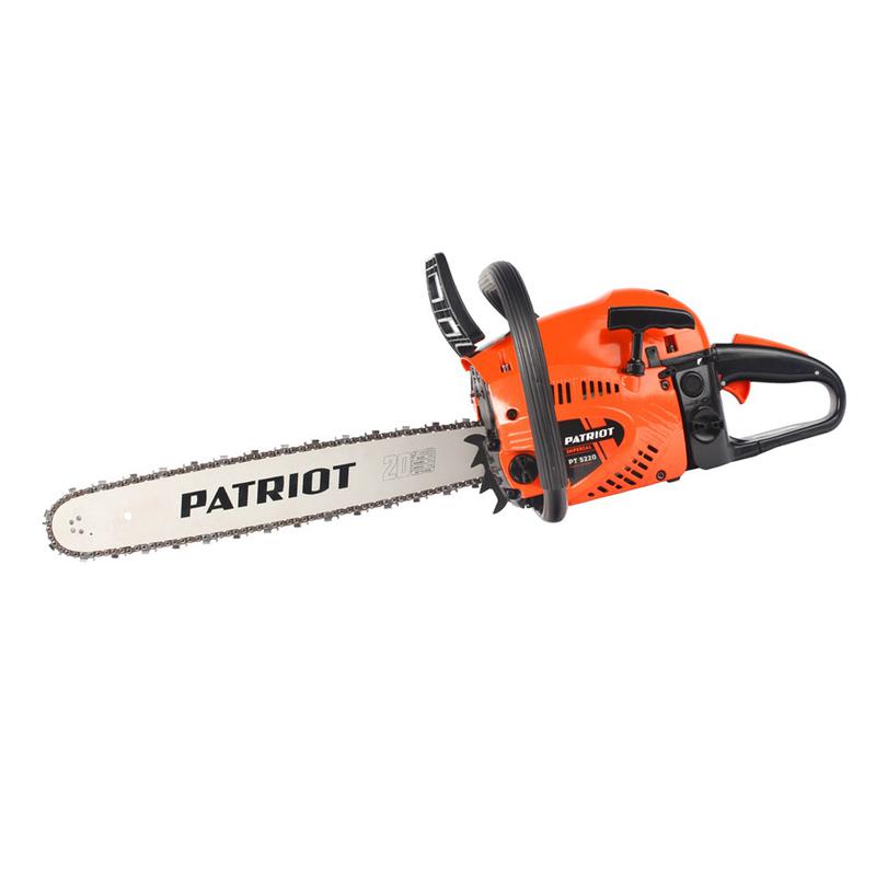 Пила цепная бензиновая PT 5220 Imperial 52сс 3.4л/с шина 20дюйм цепь 0.325дюйм 0.058дюйм/1.5мм 76 звеньев метал. крышки стартера и сцепления PATRIOT 220105575