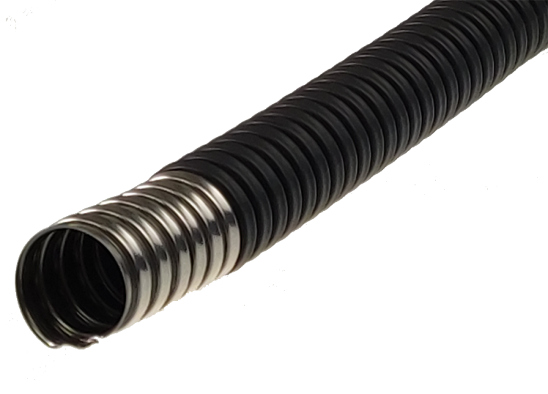 Металлорукав в ПВХ изоляции РЗ-НП нг 18 нерж. сталь (уп.50м) ГОФРОМАТИК zeta44816