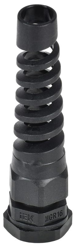 Сальник MGR16 d4-8мм IP68 с гибким отводом черн. IEK YSA23-06-16-68-K02