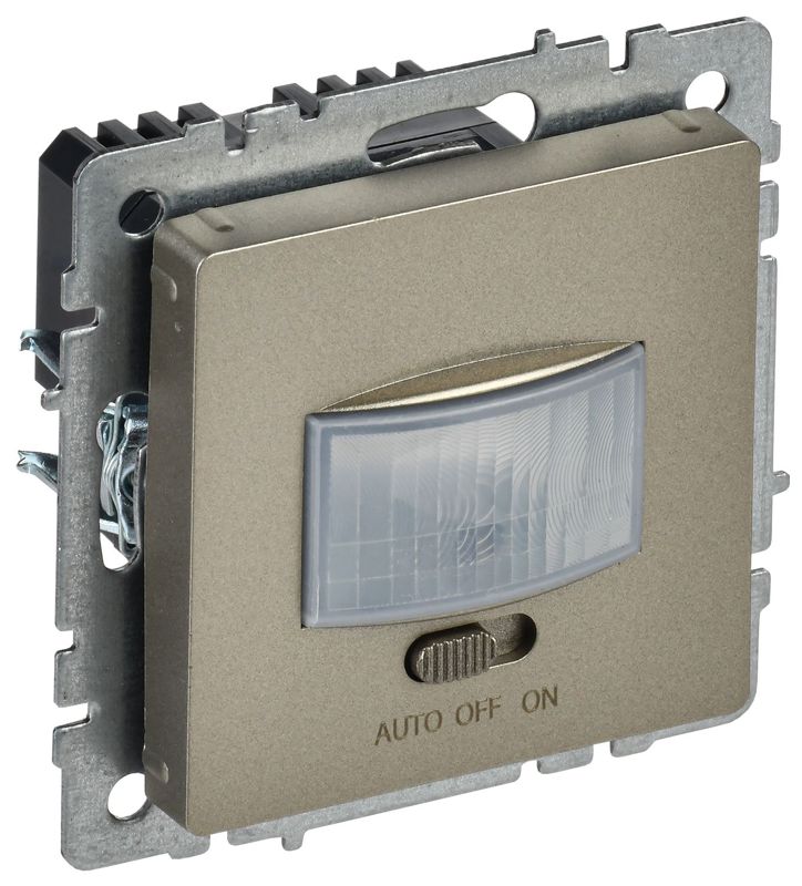 Датчик движения BRITE ДС10-1-БрШ механизм шампань IEK BR-MS10-N-150-05-K37