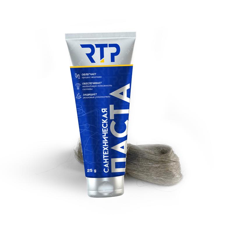 Набор монтажный сантехническая паста 25гр лен 7гр сер. RTP 29548