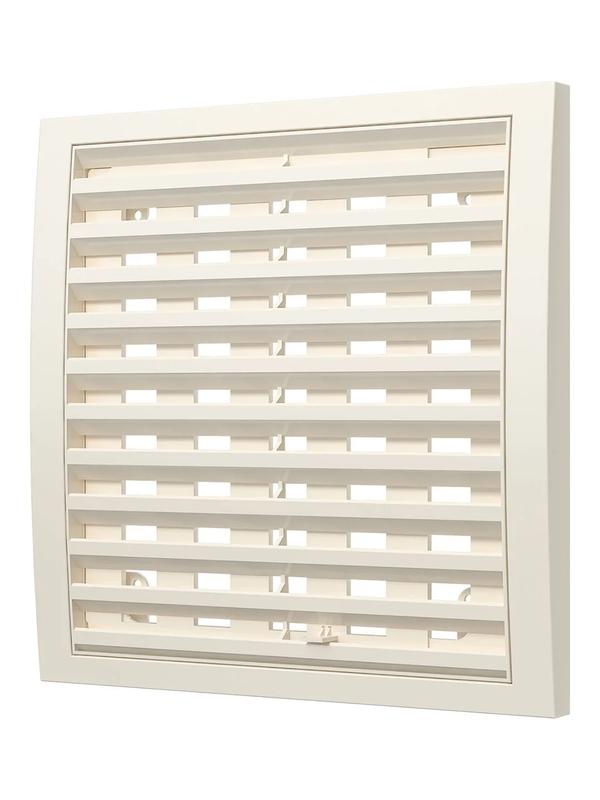 Решетка вентиляционная РРП разъемная регулируемая 200х200 пластик Ivory ERA 2020РРП Ivory