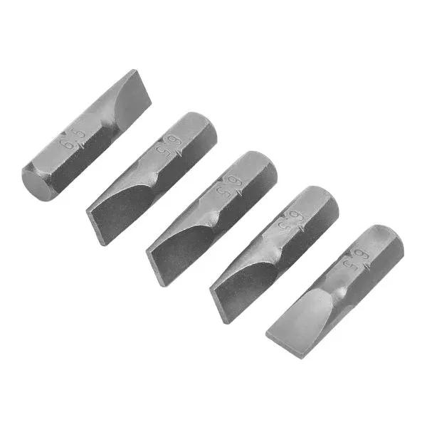 Бита плоская "Slotted" SL 6.5х1.2 25мм (уп.5шт) ИНТЕРСКОЛ 2042402500650