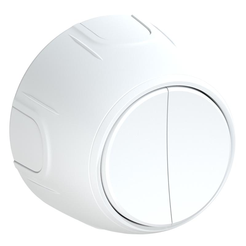 Выключатель 2-м Rotondo бел. OneKeyElectro 7700851