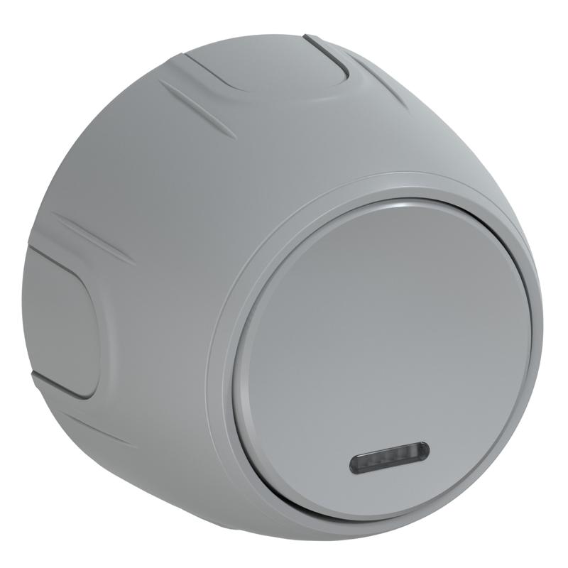 Выключатель 1-м Rotondo с подсветкой сер. OneKeyElectro 7700864