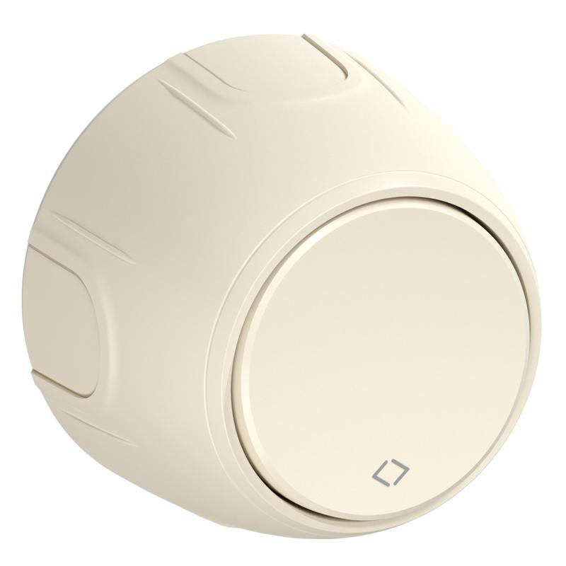 Выключатель перекрестный 1-кл. Rotondo беж. OneKeyElectro 7700962