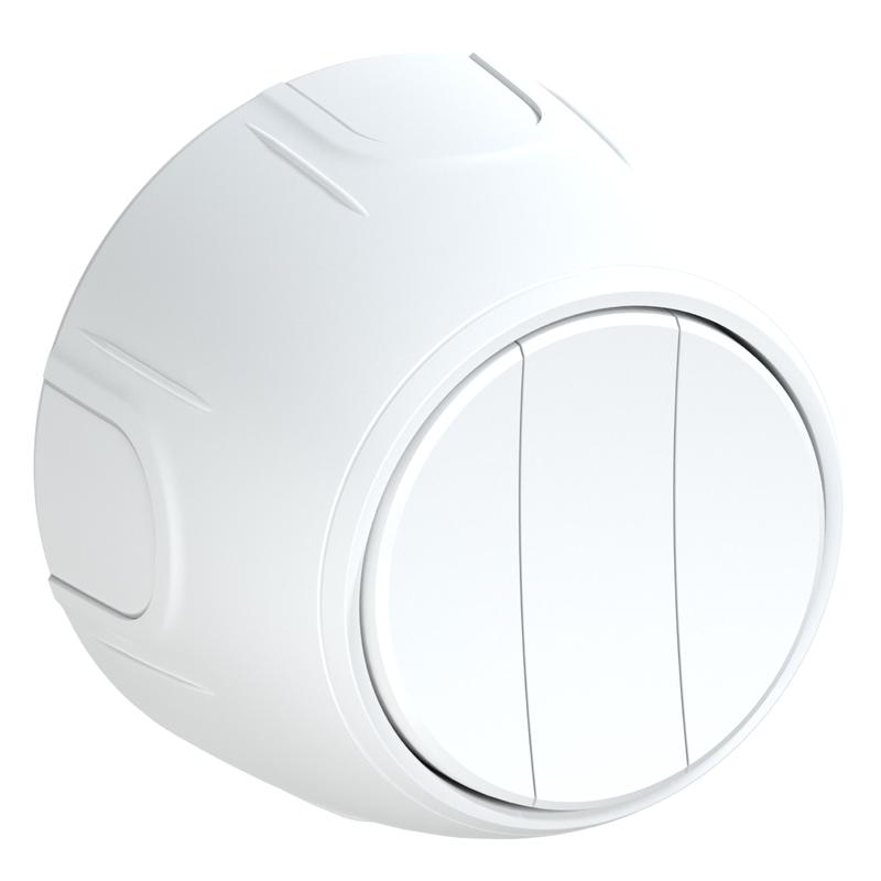 Выключатель 3-м Rotondo бел. OneKeyElectro 7700856