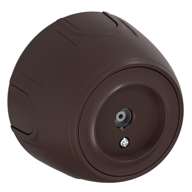 Розетка телевизионная TV Rotondo корич. OneKeyElectro 7700883