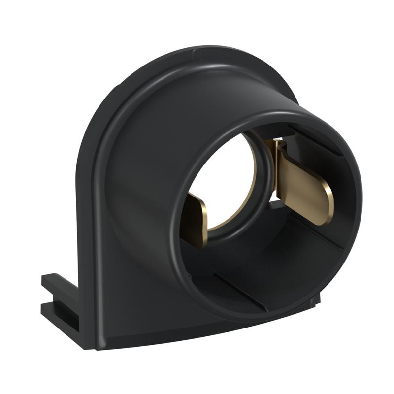 Ввод для гофротрубы 15А Rotondo черн. OneKeyElectro 7700910