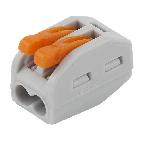 Клемма строительно-монтажная СМК 412 с рычагом 2-проводная 0.08-2.5кв.мм (уп.20шт) ЭРА Б0057072