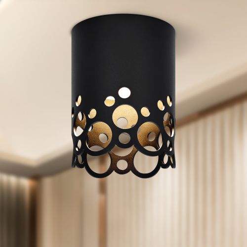 Светильник OL49 BK GX53 IP20 настен./потолочн. спот черн. Эра Б0059800