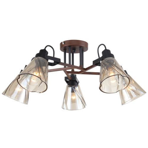 Люстра Clarissa 5098-305 5хE14 40Вт лофт-кантри Rivoli Б0055506