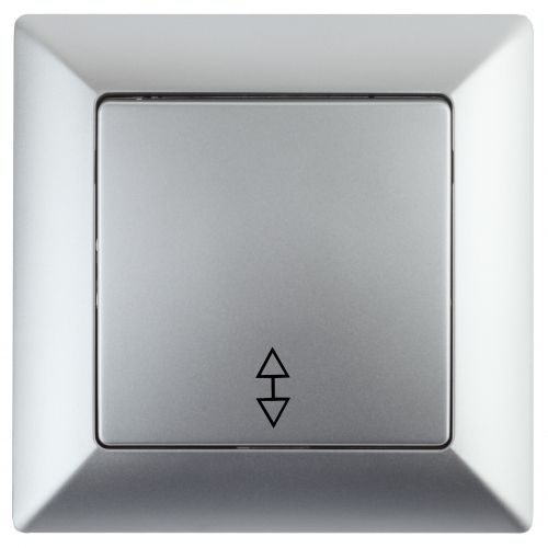 Переключатель 1-кл. СП Solo 4-103-03 10А 250В IP20 алюм. Intro Б0053579