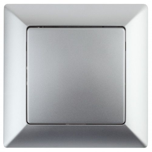 Переключатель промежуточный 1-кл. СП Solo 4-108-03 10А 250В IP20 алюм. Intro Б0053619