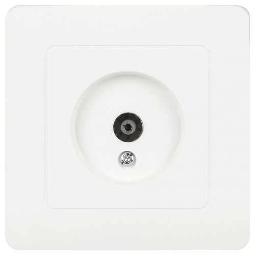 Розетка телевизионная одиночная TV СП Style 7-301-01 IP20 бел. Intro Б0060647