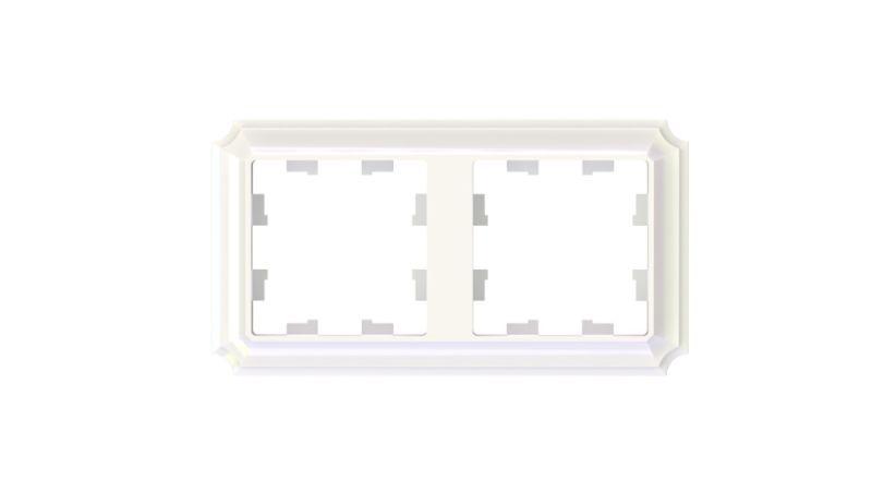 Рамка 2-м AtlasDesign Antique универс. жемчуж. SE ATN100402