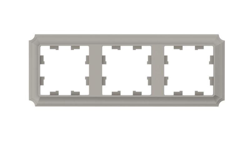 Рамка 3-м AtlasDesign Antique универс. шампань SE ATN100503