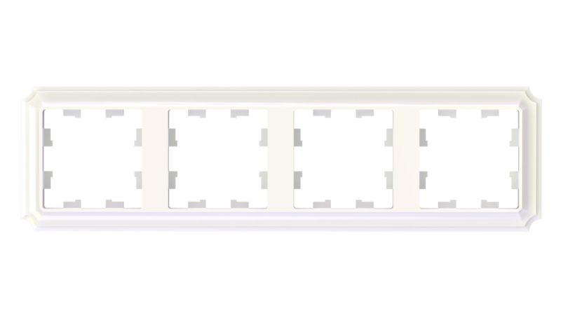 Рамка 4-м AtlasDesign Antique универс. жемчуж. SE ATN100404