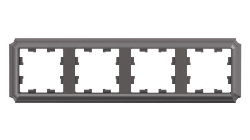 Рамка 4-м AtlasDesign Antique универс. мокко SE ATN100604