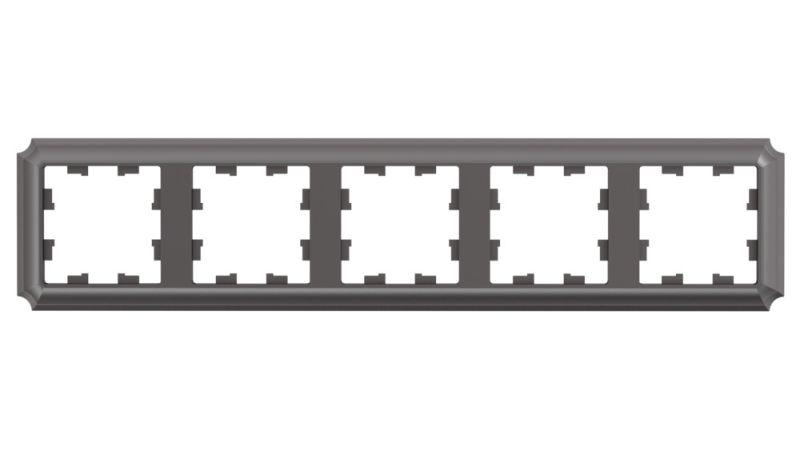 Рамка 5-м AtlasDesign Antique универс. мокко SE ATN100605