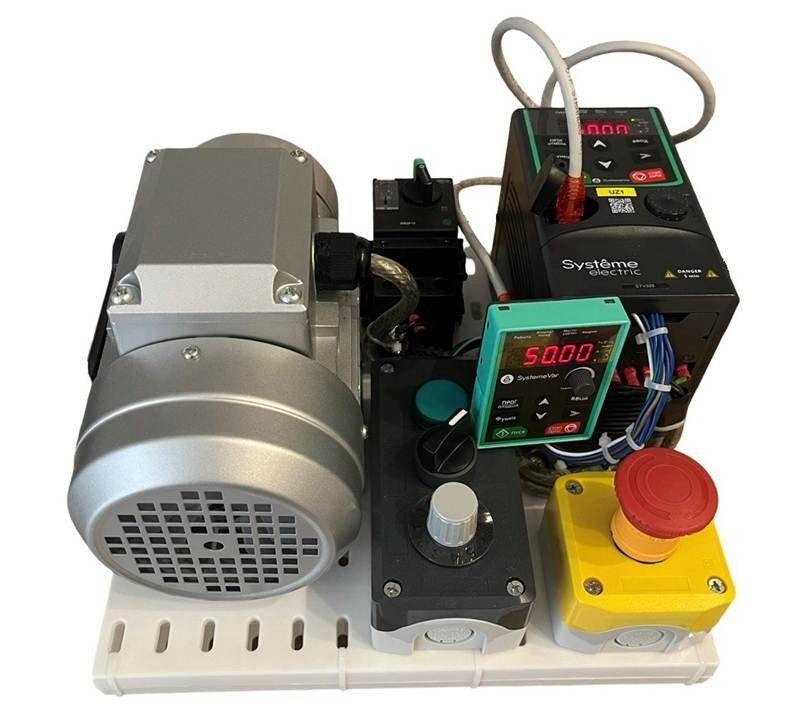 Пост кнопочный 3 отверстия сер. SE SALD03