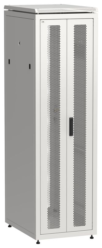 Шкаф сетевой LINEA N 19дюйм 42U 600х800мм передн. перфорир. распашная двустворчат. задн. перфорир. сер. ITK LN35-42U68-2PP