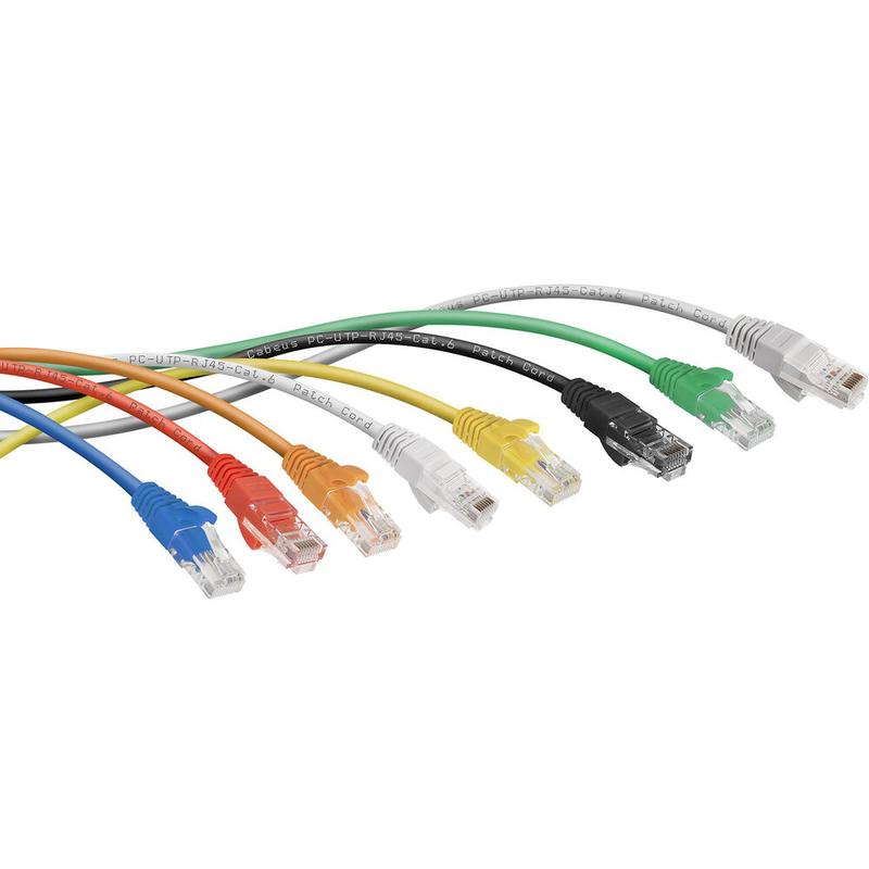 Патч-корд U/UTP кат.6 PC-UTP-RJ45-Cat.6-1m-BL-LSZH 2xRJ45/8p8c неэкранир. LSZH 1м син. Cabeus 11189c