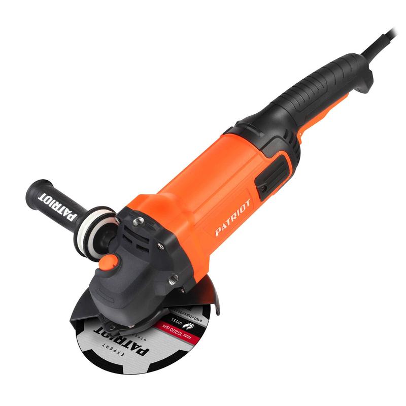 Машина шлифовальная угловая УШМ AG 150 1390Вт диск 150мм тонкий корпус пылезащ. PATRIOT 110301155